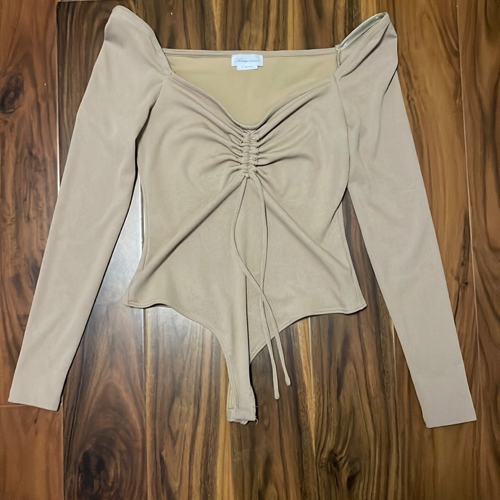 Lovers and Friends Isabella Bodysuit Warm Taupe